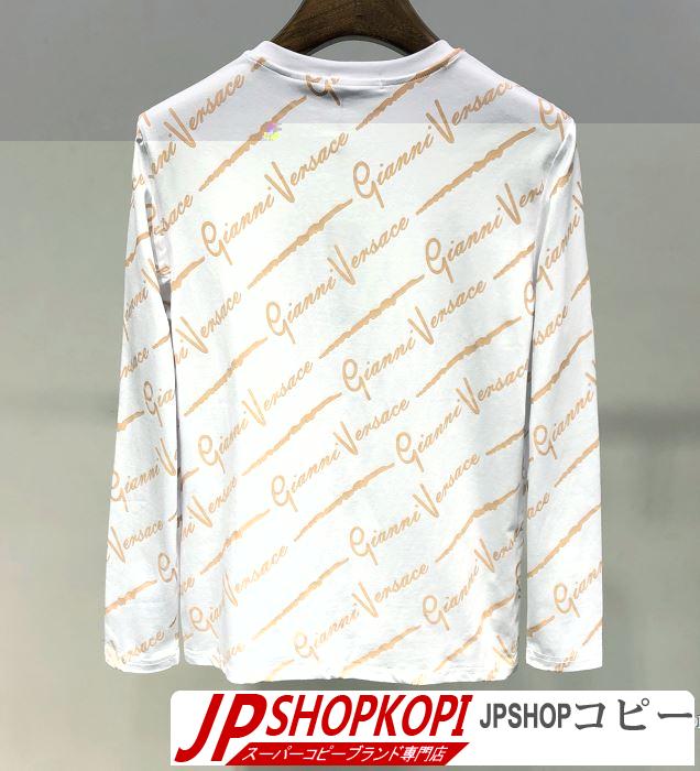 ヴェルサーチ VERSACE 長袖Tシャツ 2色可選 今期注目のブランドトレンド 2019SSのトレンド商品