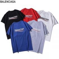 夏にぴったり限定アイテム バレンシアガ BALENCIAGA 半袖Tシャツ 多色可選 2019夏ファション新品