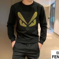 さわやかに新品おすすめ フェンディ ファッション上級者向け FENDI 2019秋冬トレンドアイテム プルオーバーパーカー 今年注目な新品セール
