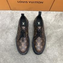 品質保証2021春夏LOUIS VUITTONメンズ靴エレガントなモノグラムプリントヴィトンビジネスシューズ偽物