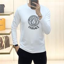 Versace 2022新作人気 ヴェルサーチ長袖tシャツ スーパーコピー ♓カジュアルスタイル秋冬トレンド上品