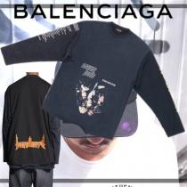 大活躍間違いなし BALENCIAGA 逆さまのスピードハンター特大長袖Tシャツ 22FWバレンシアガスーパーコピー ♒
