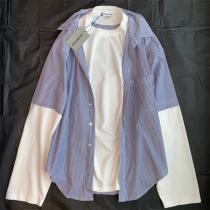 【希少新作】バレンシアガ偽2枚のシャツ人気ランキング使いやすいお洒落コーディネート★BALENCIAGA服コピー ⛎