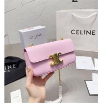 Celine 2023春夏コレクションセリーヌコピー ♍ショルダーバッグピンク最新トレンドオフィススタイル