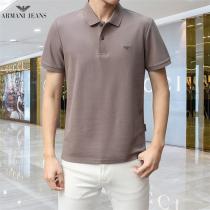 アルマーニ コピー ♎ ポロシャツ ARMANI ロゴ刺繍 100％綿生地 3色 蒸し暑い夏場でも快適 上品なデザイン 激安