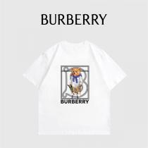 23年新作登場 バーバリー コピー ⛄ Tシャツ BURBERRY プリント柄 くま 可愛い