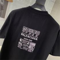 2023の新作 バレンシアガ スーパー コピー ♍ Tシャツ BALENCIAGA 洗濯マークロゴ