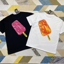 ファッションin2023 ステューシー コピー ♍ Tシャツ アイスクリーム ロゴプリント柄 男女兼用 STUSSY
