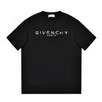 GIVENCHY スーパーコピー ⚾ Tシャツ ロゴプリント シルケット加工 通気性 シンプル ジバンシー