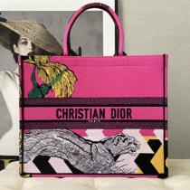 2023年春夏のトレンド ディオールコピー ♈ トートバッグ シリーズ 刺繍 キャンバス モノグラム Dior