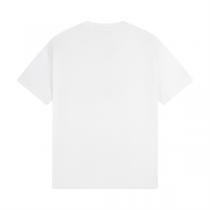 人気ランキング2023春夏新作 g-u-c-c-i コピー ♊ Tシャツ g-u-c-c-iｘadidas グレープフルーツ色 トレフォイル プリント
