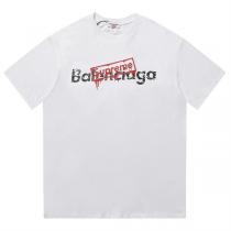  人気再燃!2023最新 BALENCIAGA 偽物 Tシャツ バレンシアガｘSupreme コラボ ロゴプリント 