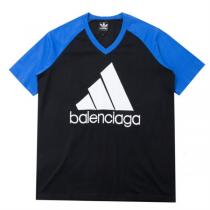 最高のコラボ BALENCIAGA スーパーコピー ✊Tシャツ Adidas ｘバレンシアガ 刺繡ロゴ オーバーサイズ