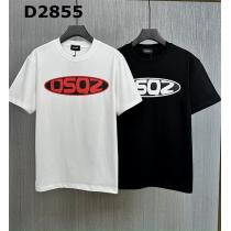 カジュアルコーデ DSQUARED2 スーパーコピー ♉ Tシャツ ロゴ 定番 dsq2 2色 ディースクエアード