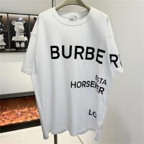 素敵2023定番新品 BURBERRY 偽物 Tシャツ ロゴプリント 半袖 定番デザイン ミニマル 2色 バーバリー