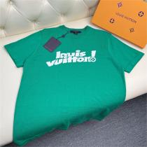 2023FW☆ルイヴィトン スーパーコピー ⛽ Tシャツ ニット素材 丸首 刺繡 ロゴ ユニセックス LOUIS VUITTON