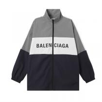 バレンシアガ スーパーコピー ➡ ジャケット 防風性 ユニセックス ナイロン ロゴ プリント BALENCIAGA
